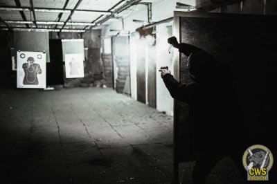 Pištoľ 7 <br /> Streľba pri zhoršených svetelných podmienkach - úroveň 1