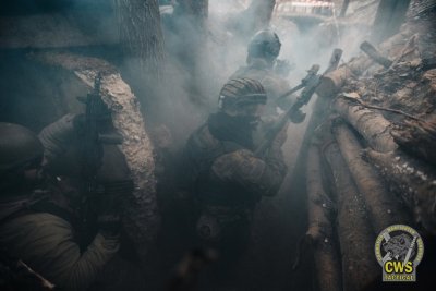 Taktika malého tímu 6<br /> (Small Units Tactics level 6)<br /> Trench Clearing Procedures