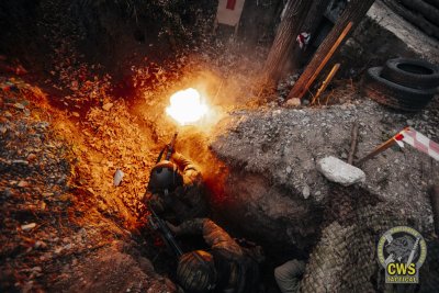 Taktika malého tímu 6<br /> (Small Units Tactics level 6)<br /> Trench Clearing Procedures